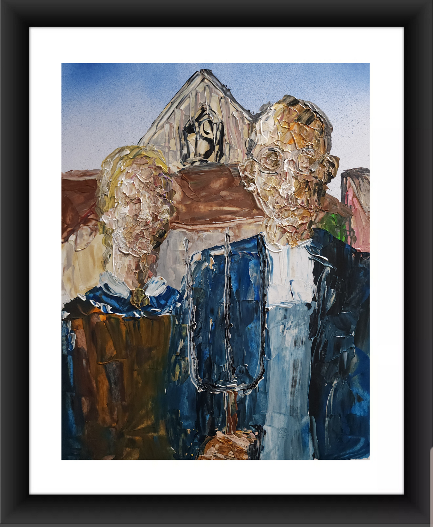 American Gothic Abstract 11x14