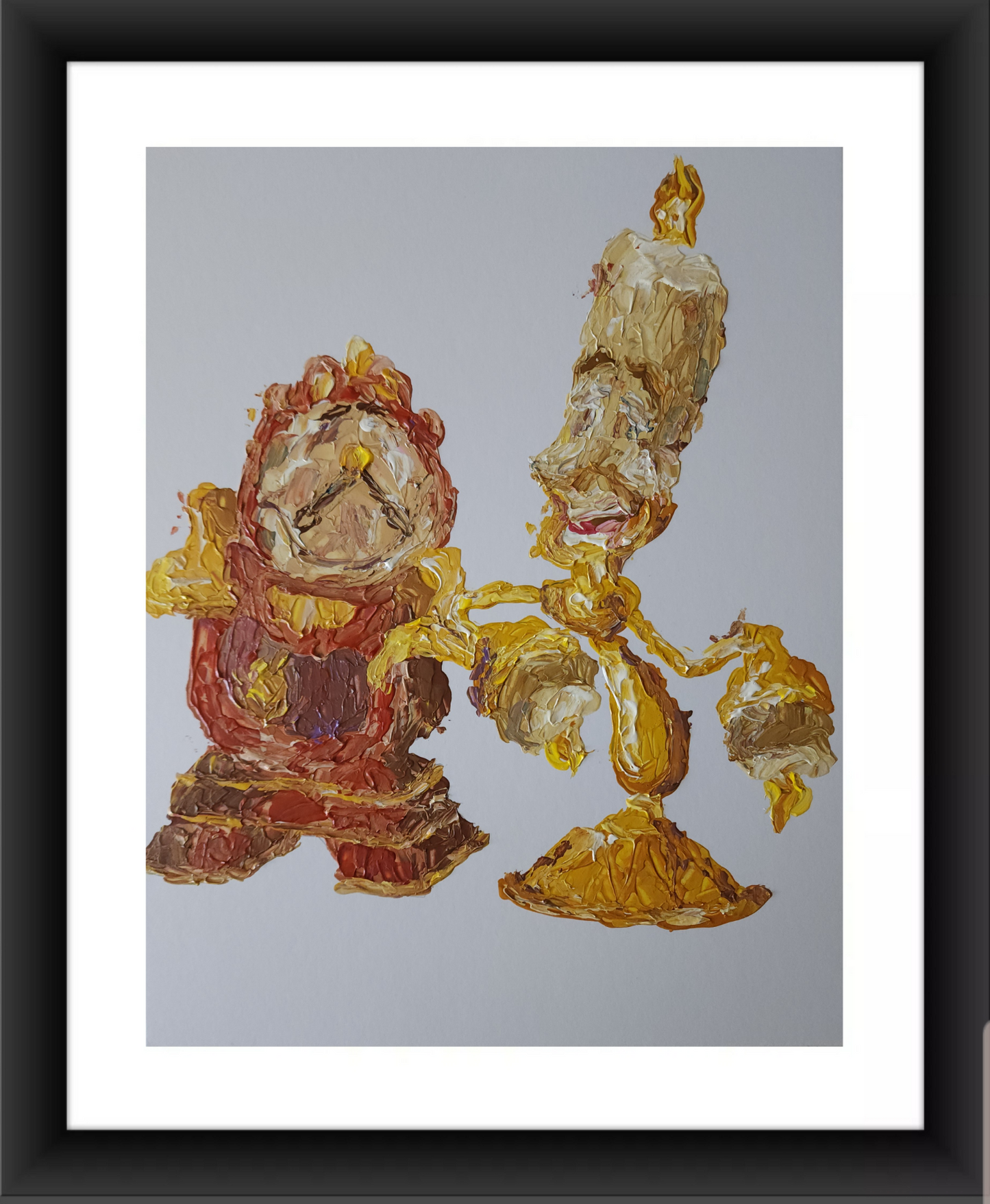 Clock and Candle 11x14