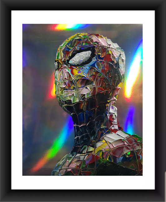 Spiderman Holographic Background 11x14