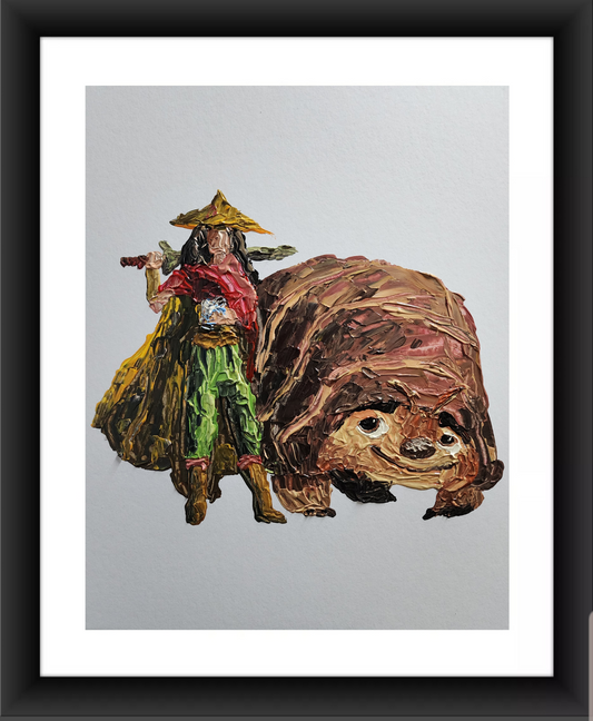 Raya and Tuk Tuk 11x14