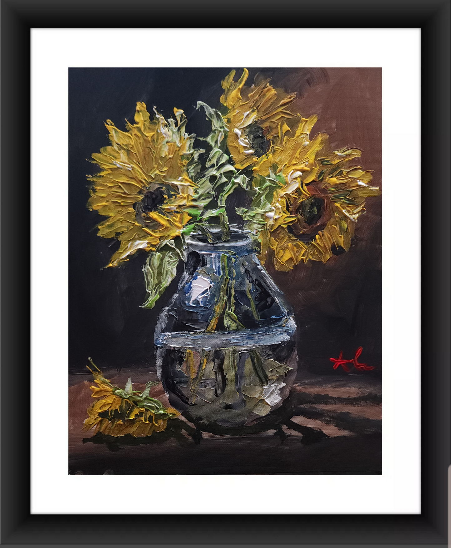 Sunflowers 11x14 inch CANVAS