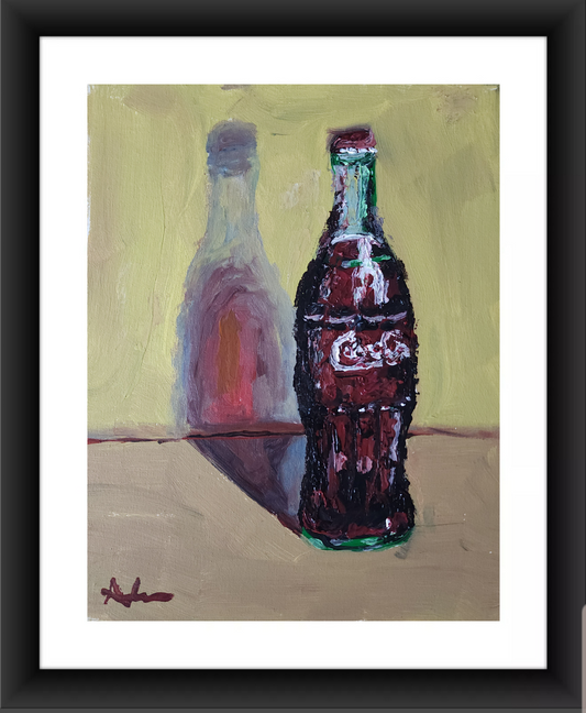 Bottle 11x14 inch CANVAS