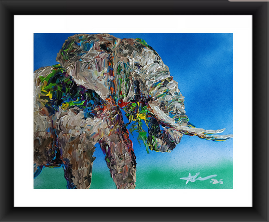 Elephant 11×14 inch
