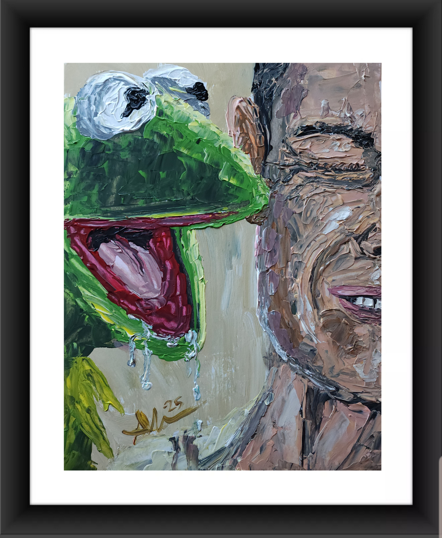 Alien Kermit 11×14 inch