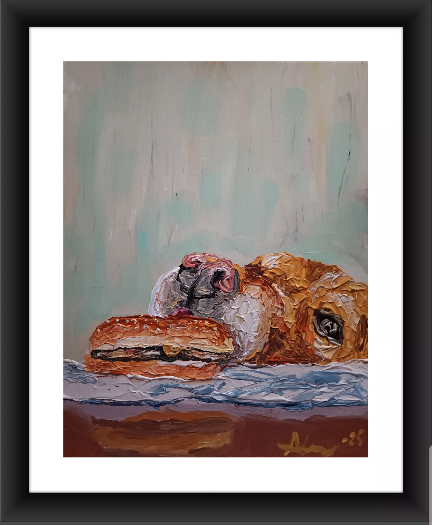 Burger Dog 11×14 inch