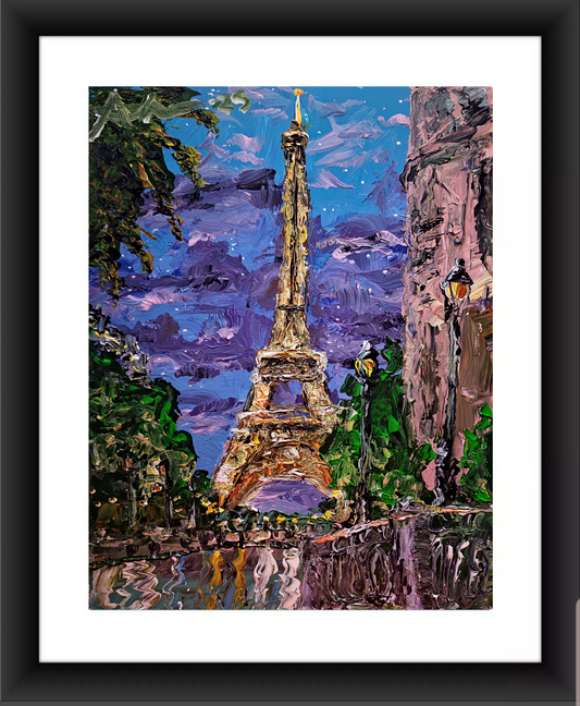 Paris Night 11×14 inch