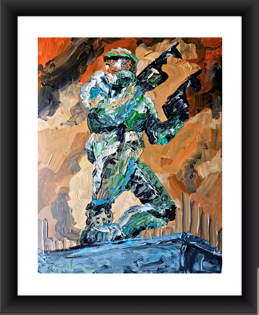 Master Chief Halo 11×14 inch