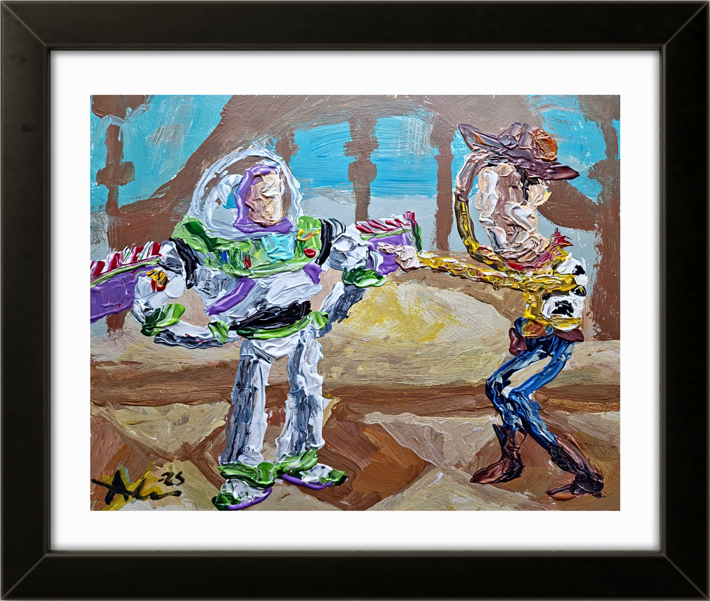 Woody and Buzz 11×14 inch