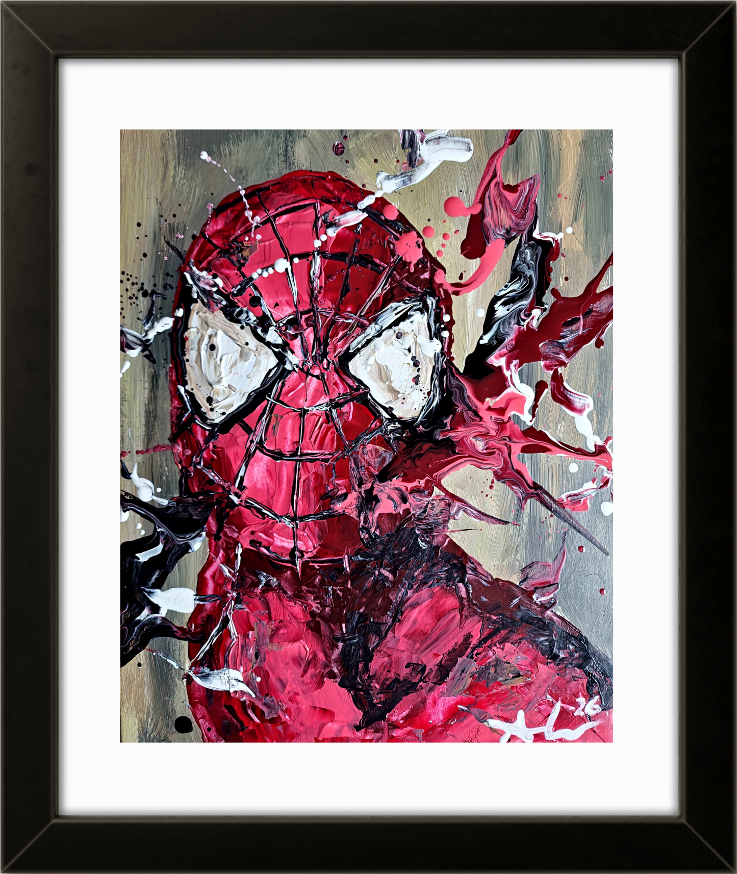 Spider Abstract 11×14 inch