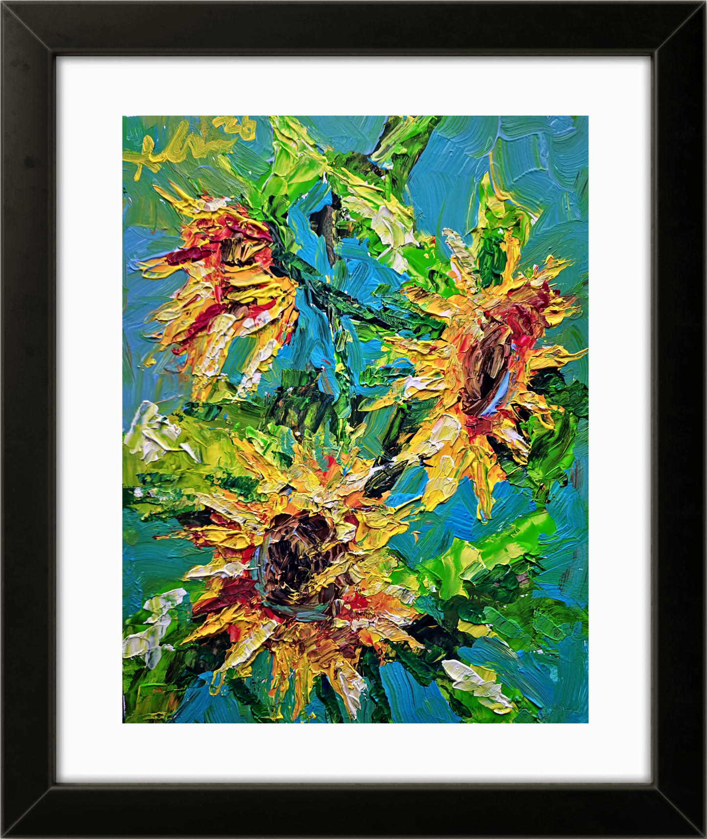 Sunflowers 11×14 inch