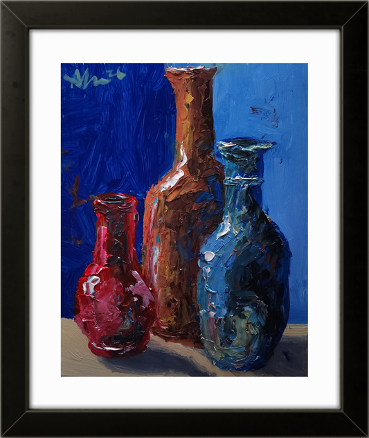 Three Vases 11×14 inch