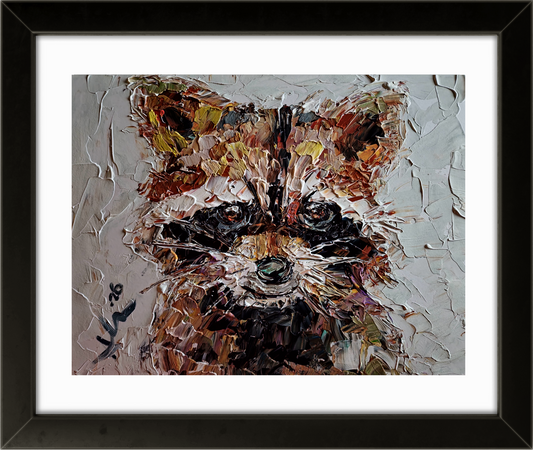 Raccoon 11×14 inch