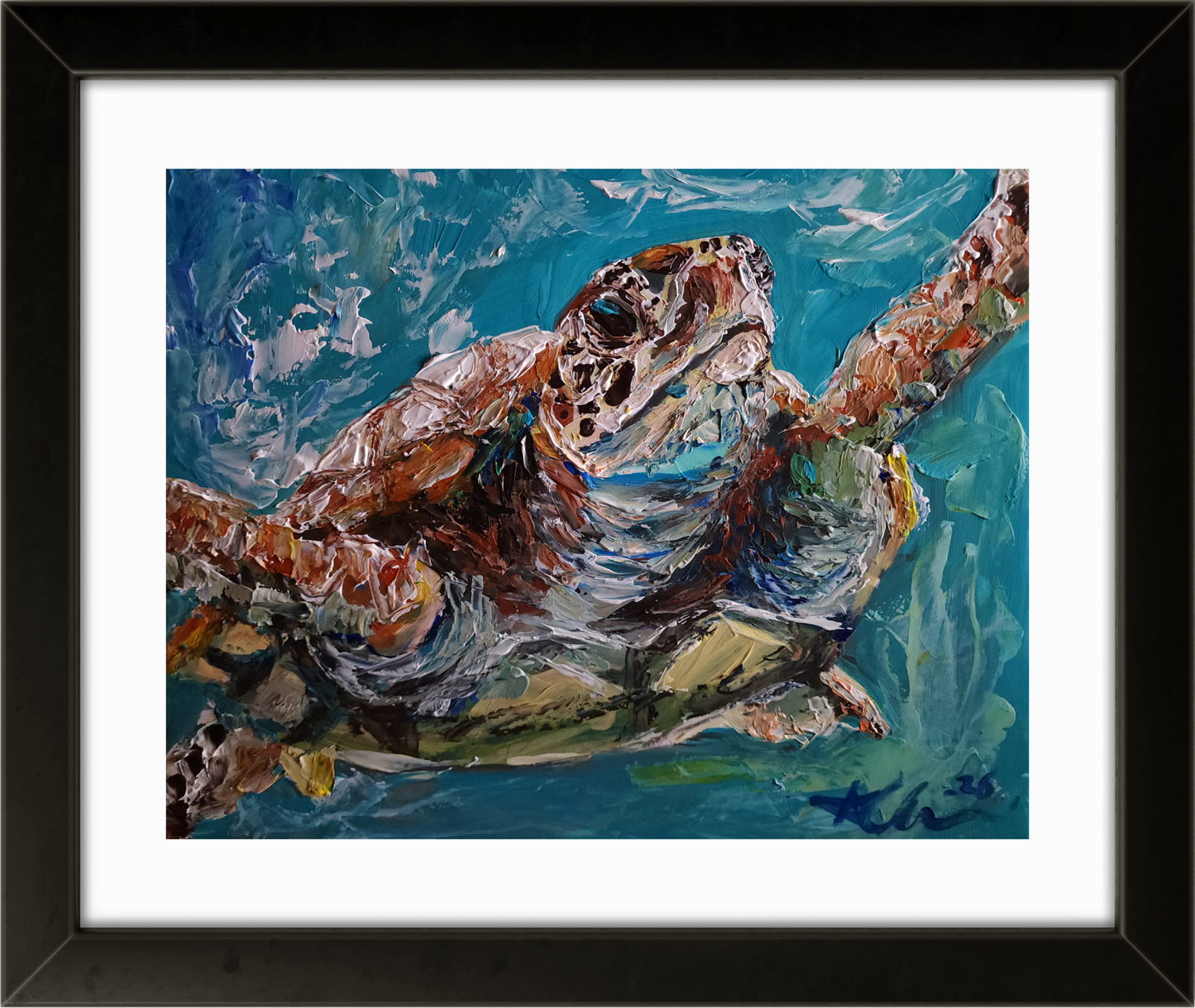 Sea Turtle 11×14 inch