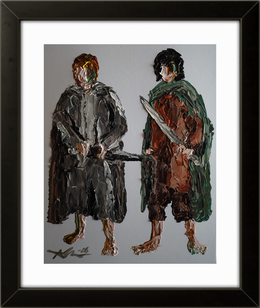 Frodo and Sam 11×14 inch