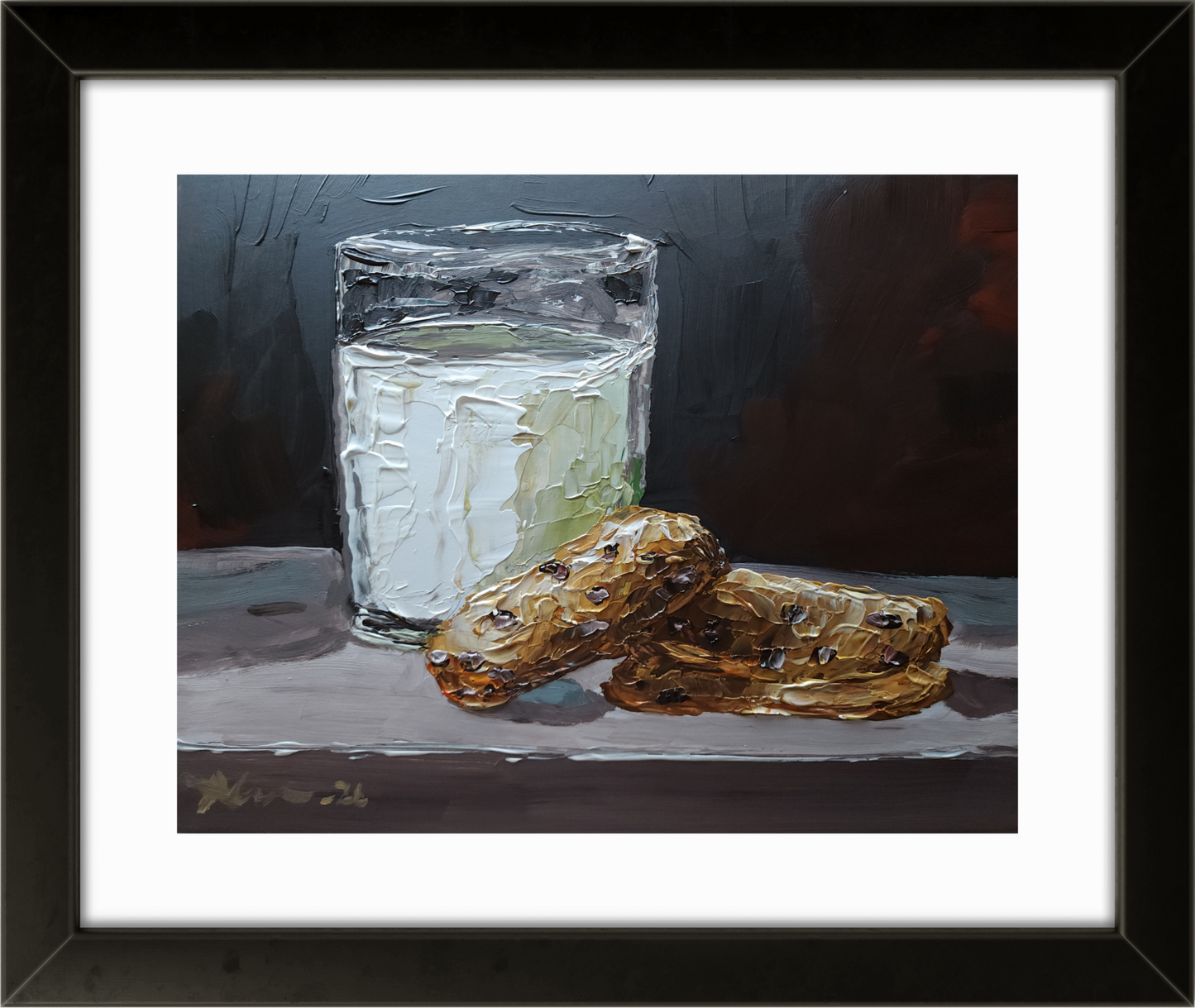 Milk and Cookies 11×14 inch