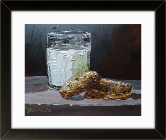 Milk and Cookies 11×14 inch