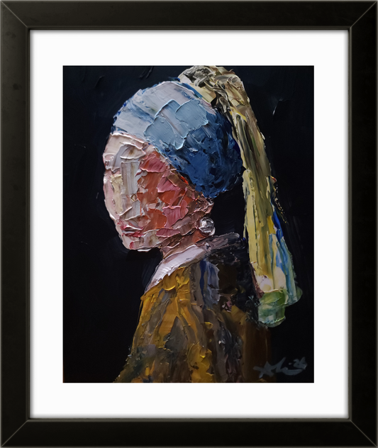 Girl With A Peadl Earring 11×14 inch