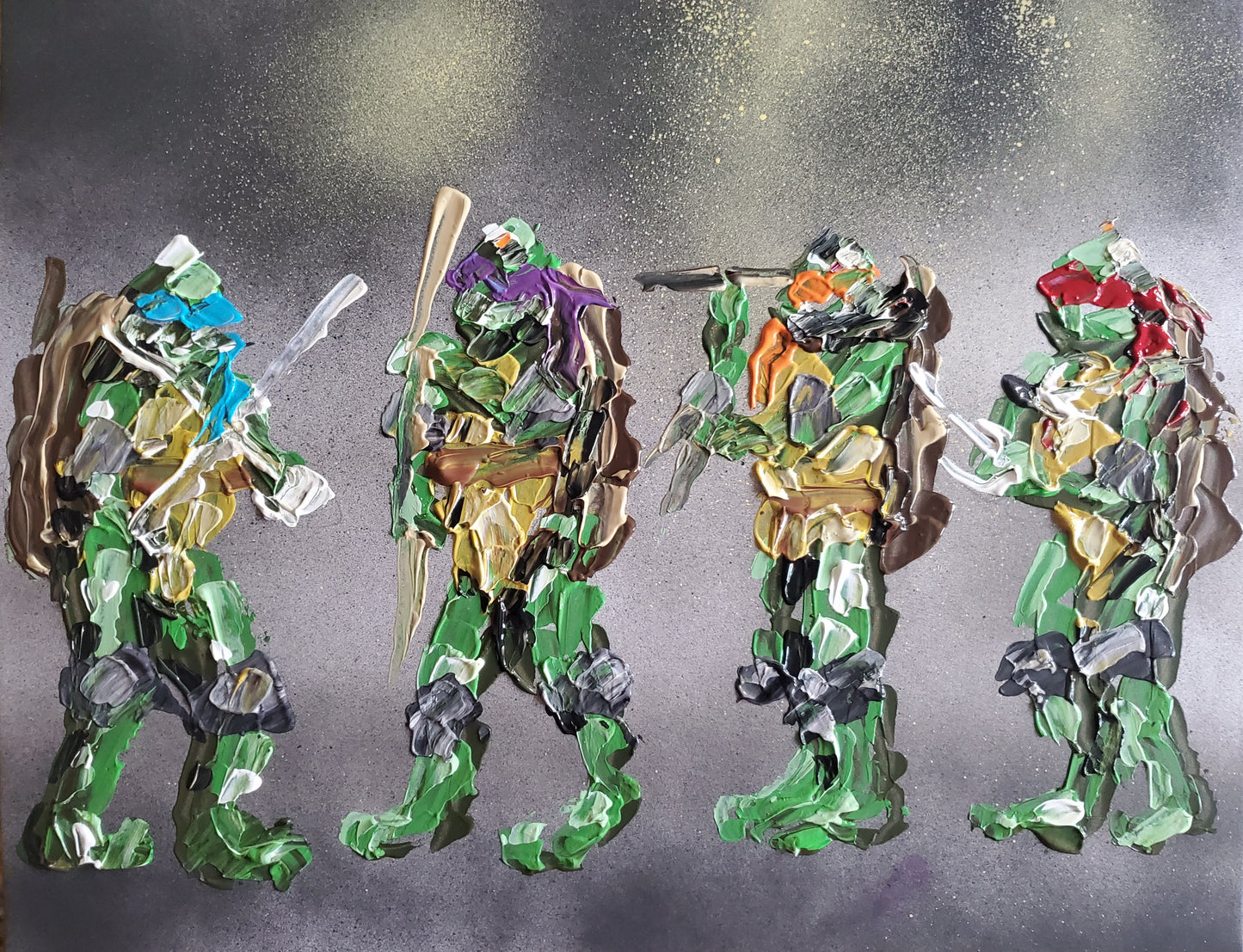 Turtles 11x14 inch CANVAS