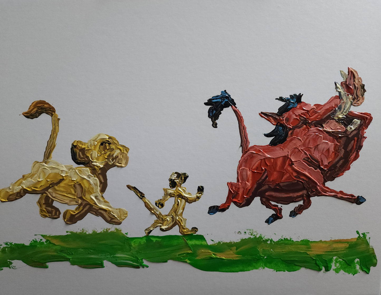 Lion king 11×14 inch CANVAS