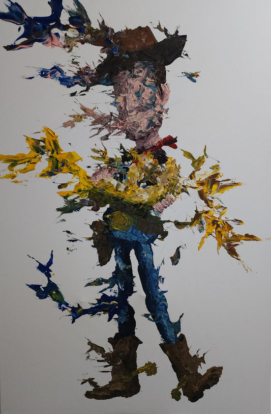 Woody Standing 24x36 inch CANVAS