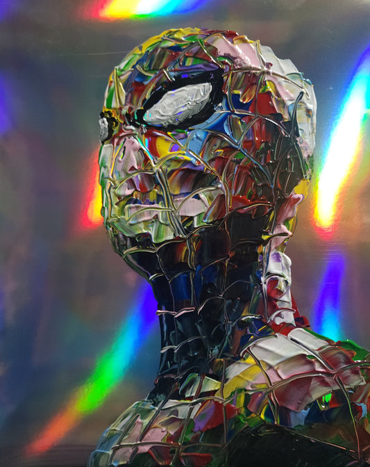 Spiderman Holographic Background 11x14