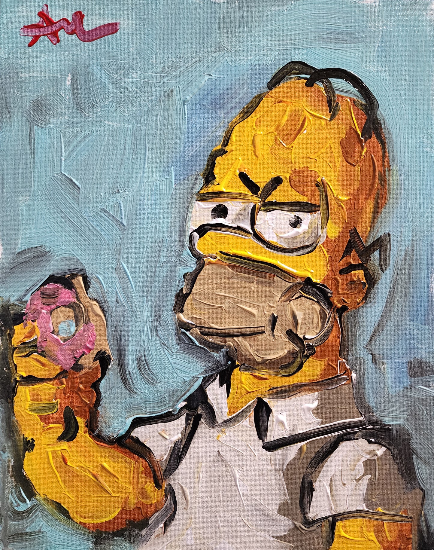 Homer 11x14 inch CANVAS