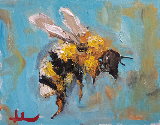 Bee 11x14 inch CANVAS
