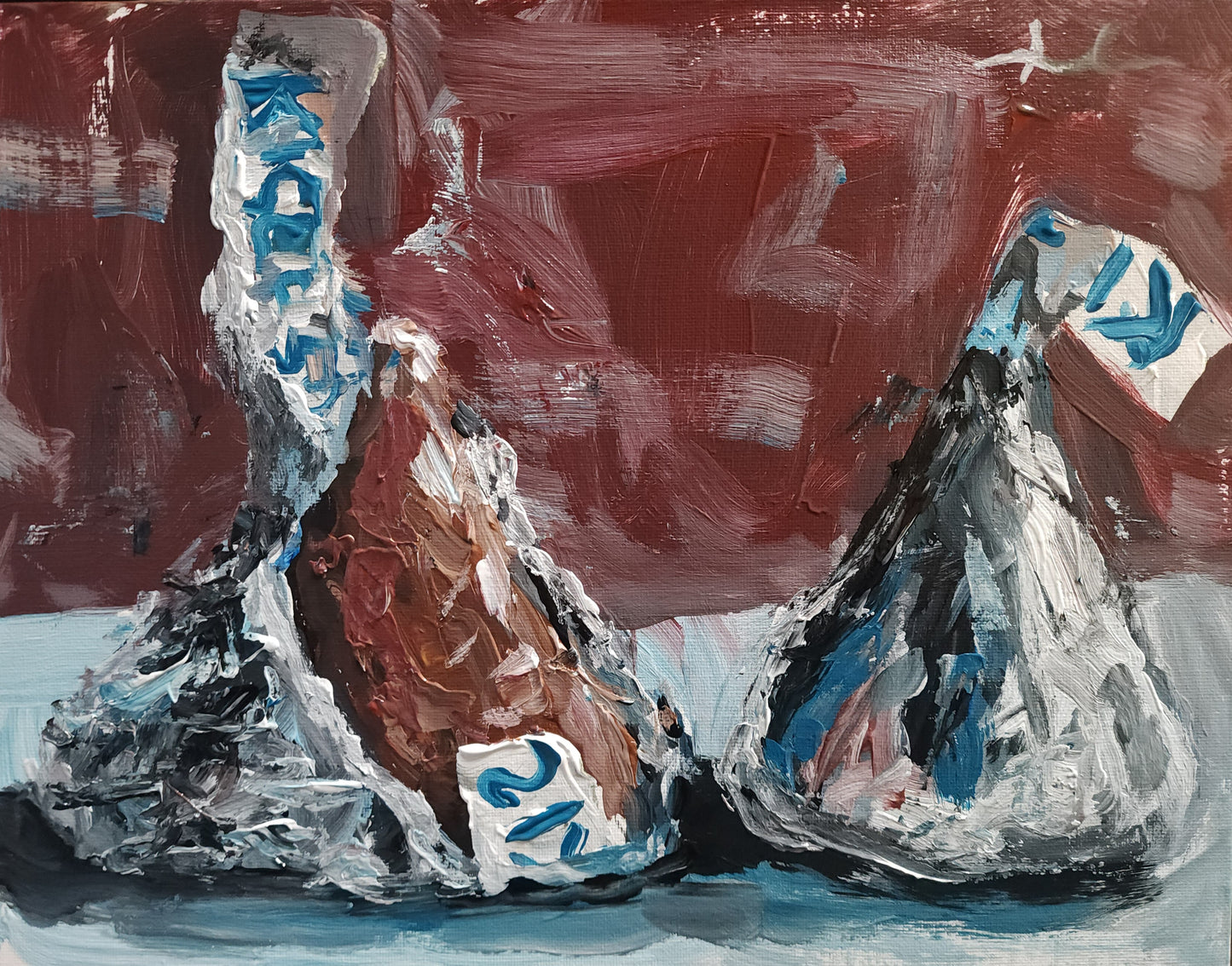 Kisses 11x14 inch CANVAS