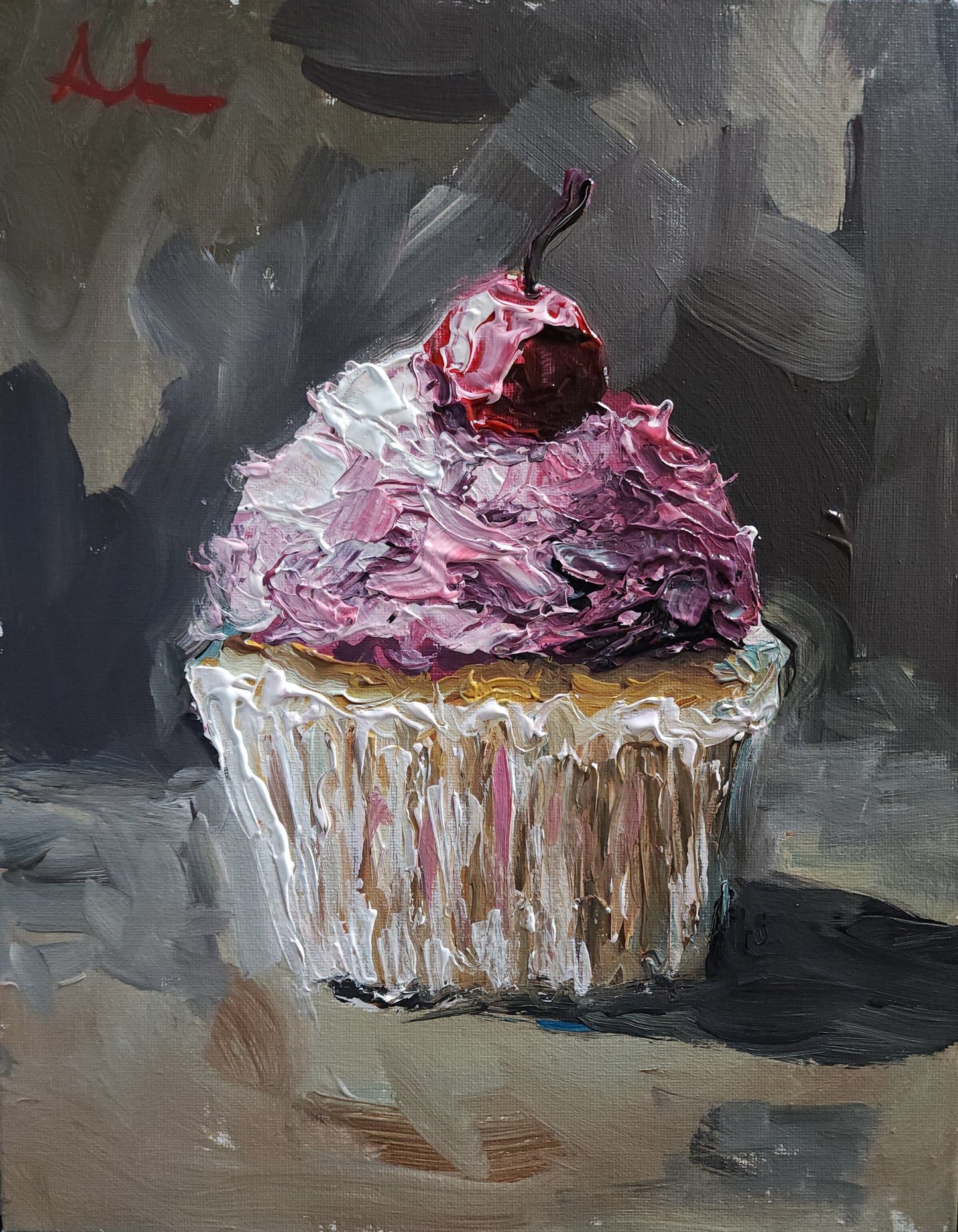 Cupcake 11x14 inch CANVAS