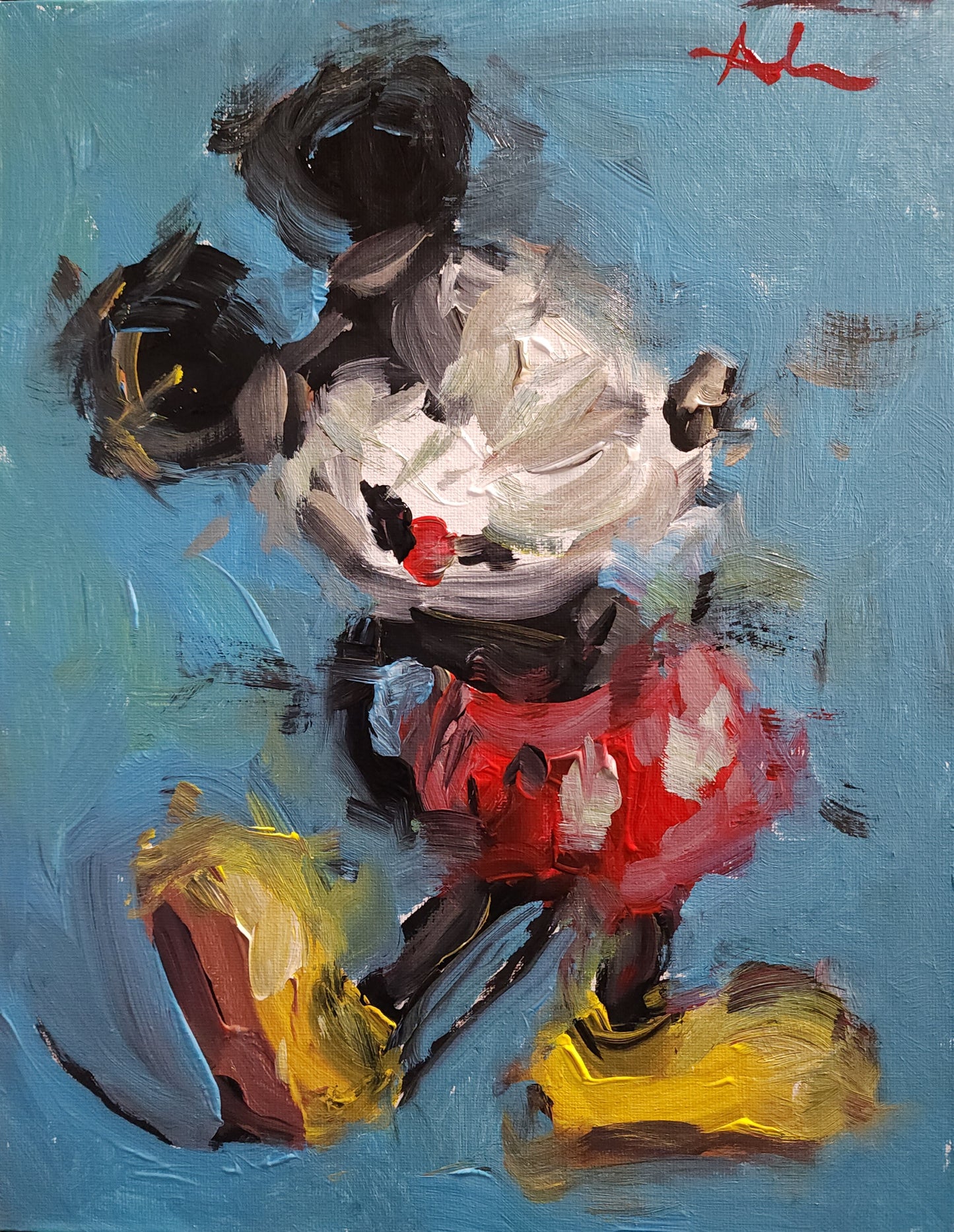 Mouse 11x14 inch CANVAS