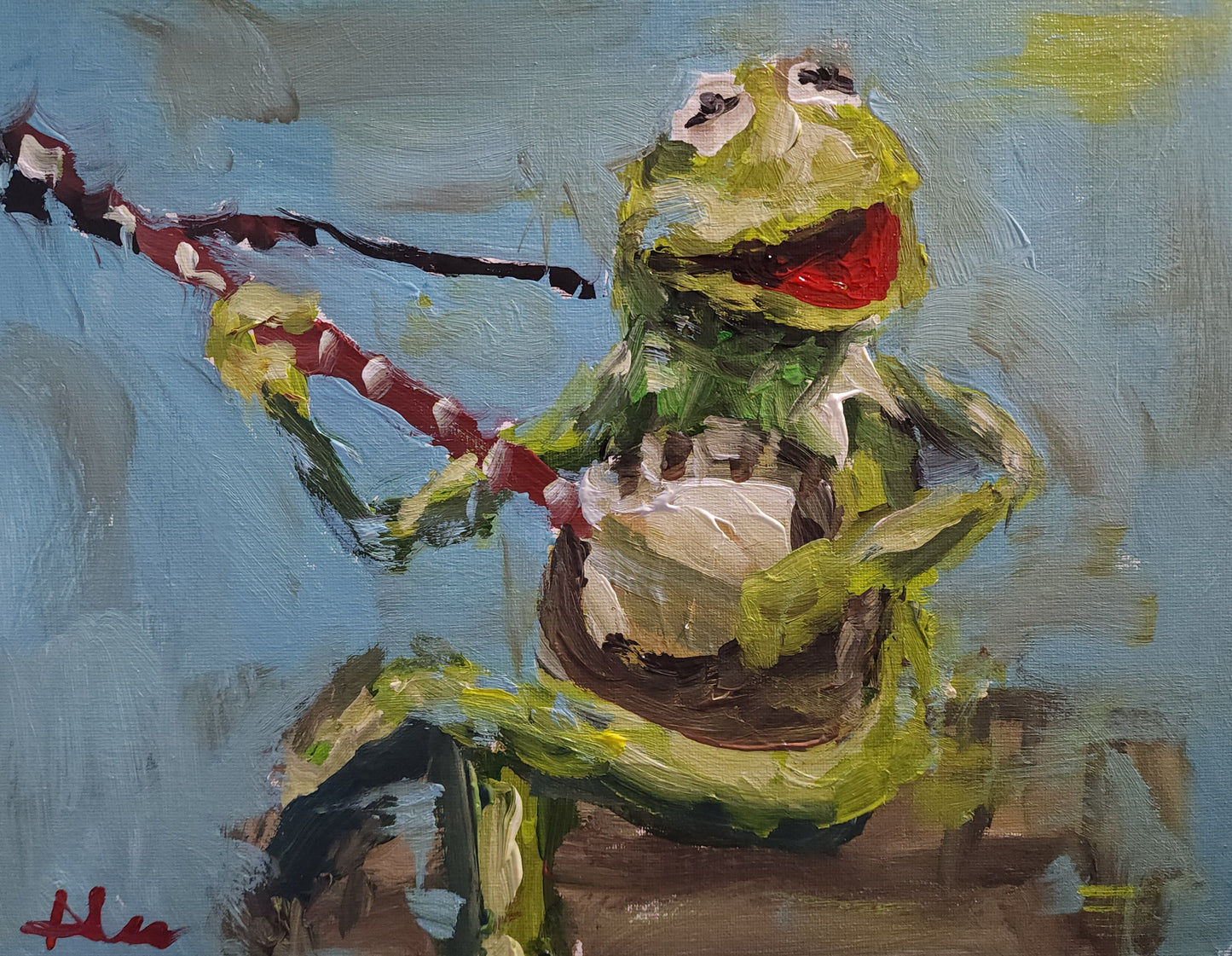 Kermit 11x14 inch CANVAS