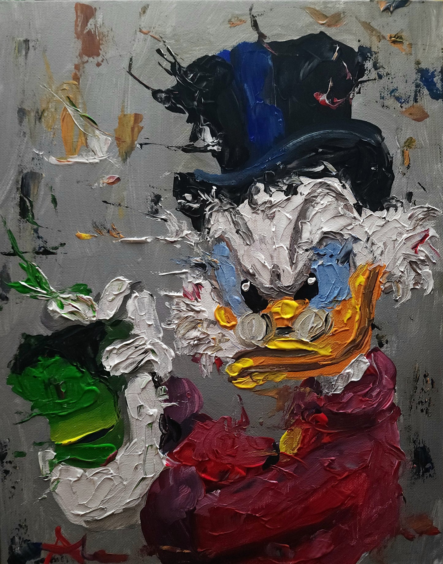 Scrooge 11x14 inch CANVAS
