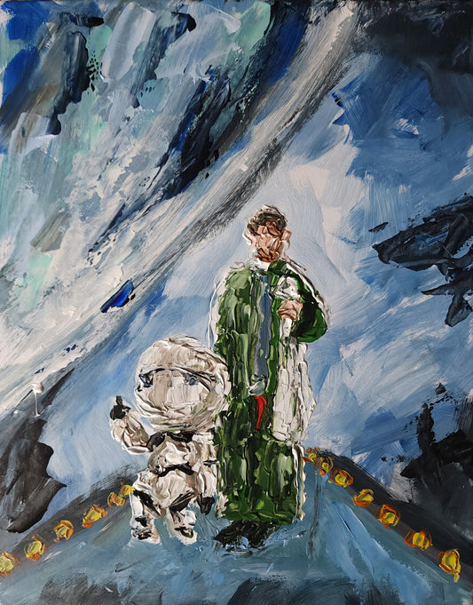 The Hitchhikers Guide To The Galaxy 11x14 inch