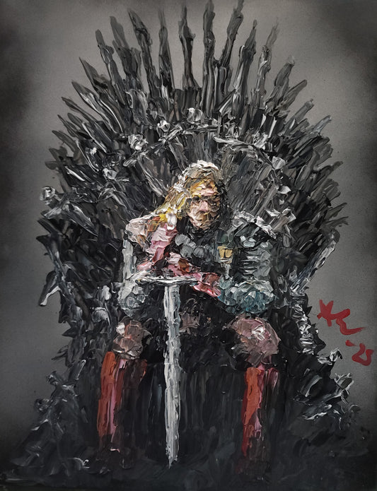 The Iron Throne Ned Stark 11×14 inch