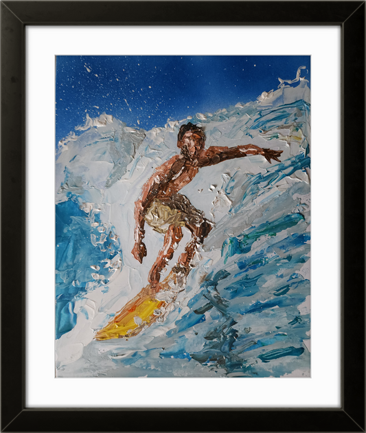 Surfing 11×14 inch