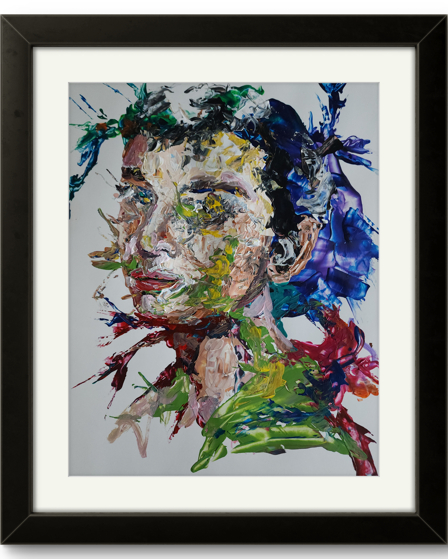 Hepburn Abstract 11x14 inch
