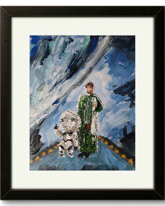 The Hitchhikers Guide To The Galaxy 11x14 inch