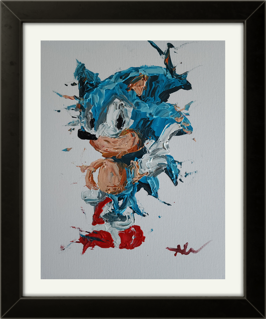 Sonic 11x14 inch CANVAS