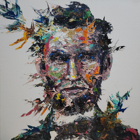 Abraham Lincoln 24x24 inch CANVAS