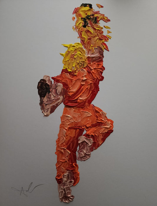 Street Fighter Ken 11x14 inch