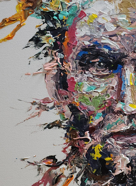 Abraham Lincoln 24x24 inch CANVAS