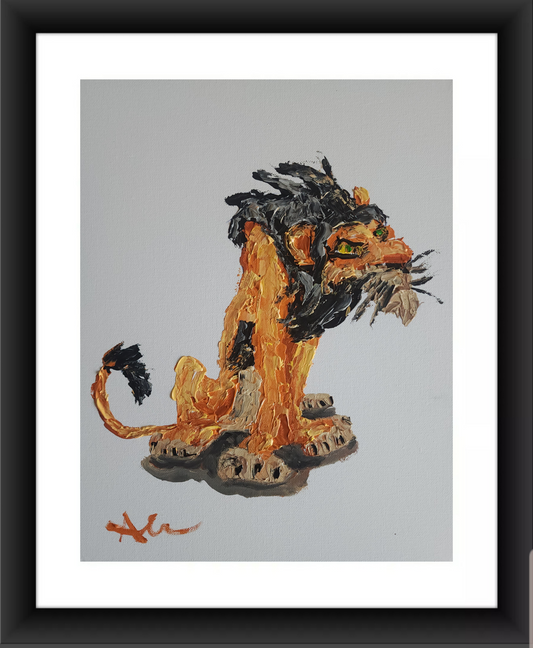 Scar 11x14 inch CANVAS