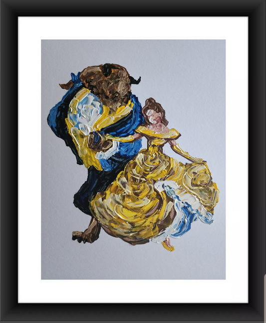 Beauty and The Beast Disney 11x14
