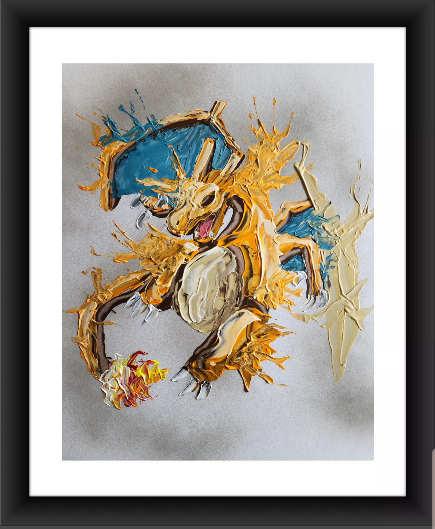 Charizard Abstract Pokemon 11x14