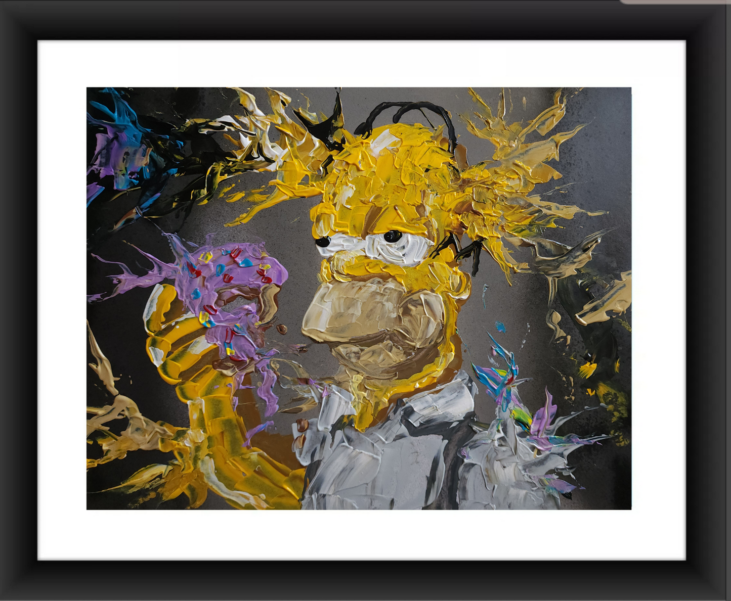 Abstract Homer The Simpsons 11x14
