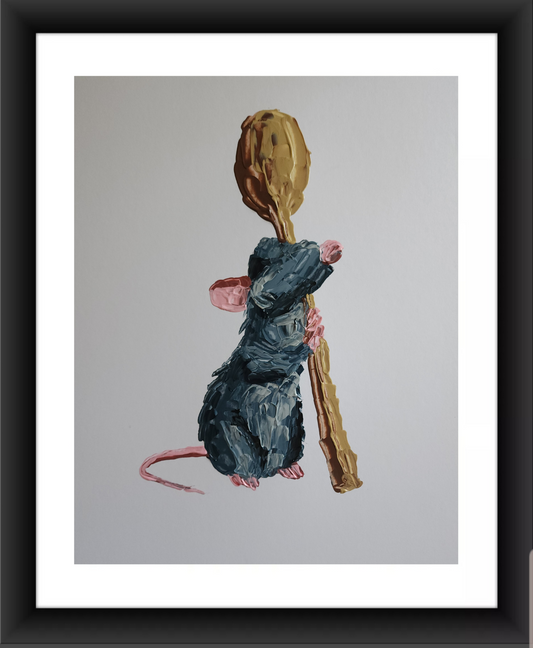 Remy With Spoon Disney 11x14