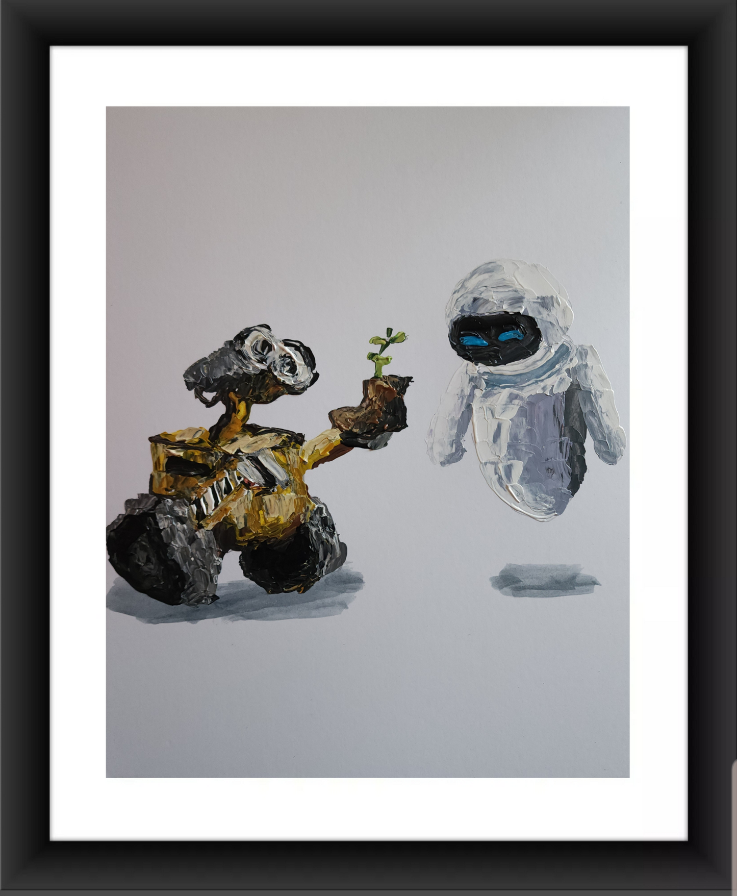 Wall-E and Eve 11x14