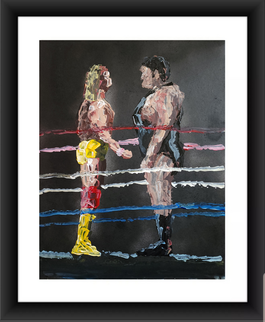 Hulk Hogan And Andre The Giant 11x14