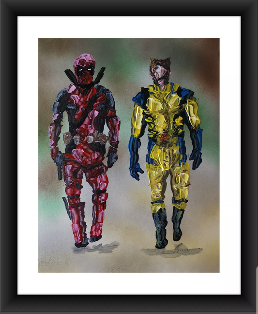 Deadpool and Wolverine 11x14