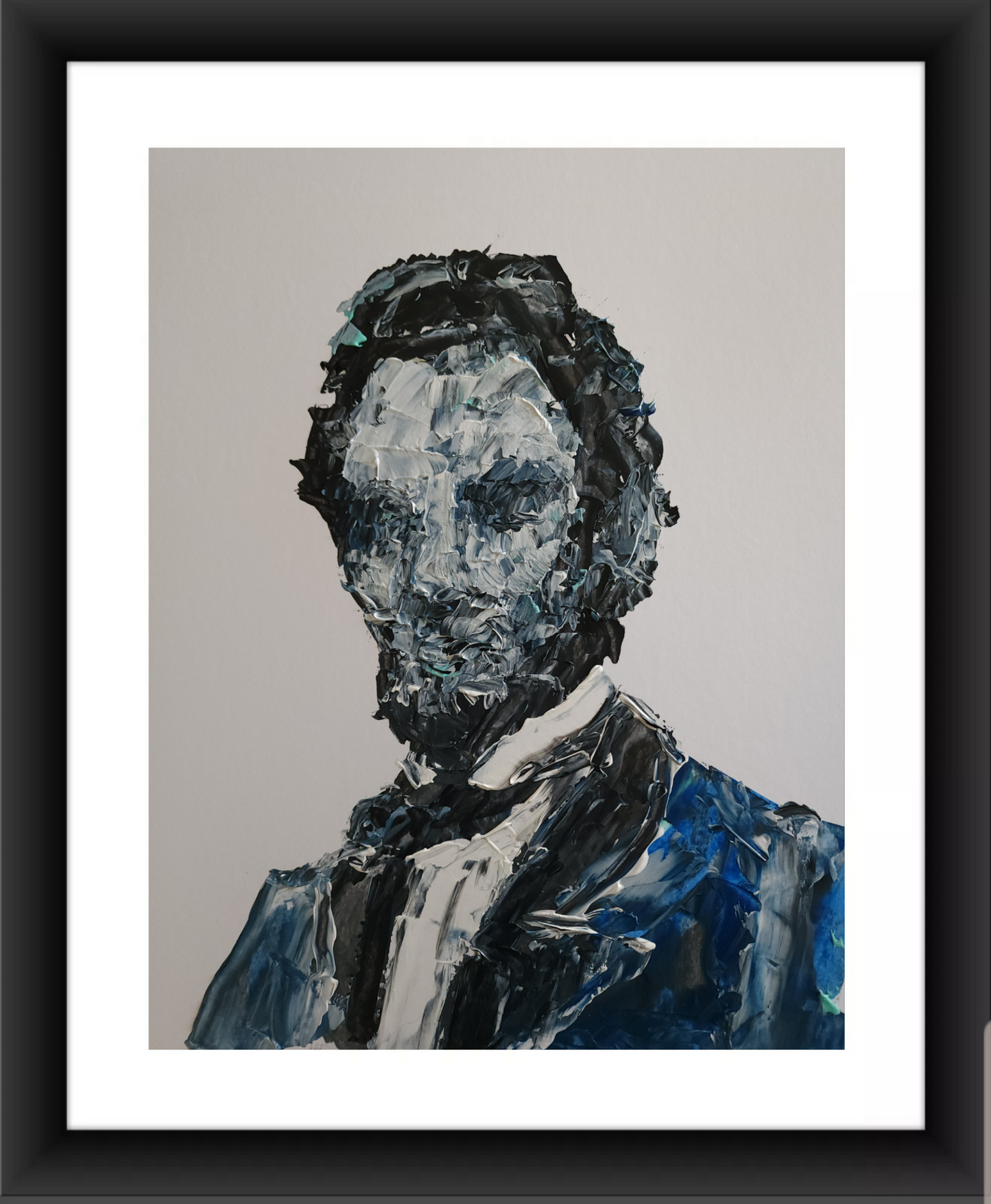 Abstract Abe Lincoln 11x14